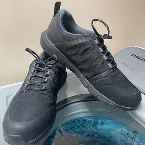 TimberlandPRO Black Safety Sneakers Green Tongue Tag Composite Toe ASTM-F2413-18